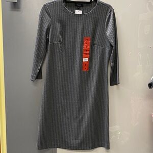 RACHEL Rachel Roy Gray Pinstripe Dress